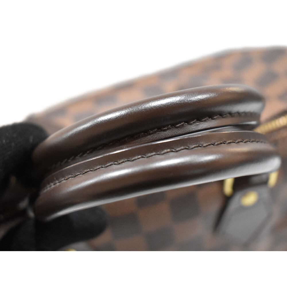 Louis Vuitton Speedy Bandouliere Damier Ebene Coated Canvas Handbag Boston - Picture 5 of 7